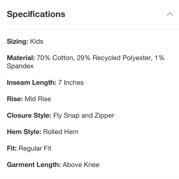 NWT Cat & Jack Girls Bermuda Shorts - Picture 9 of 9